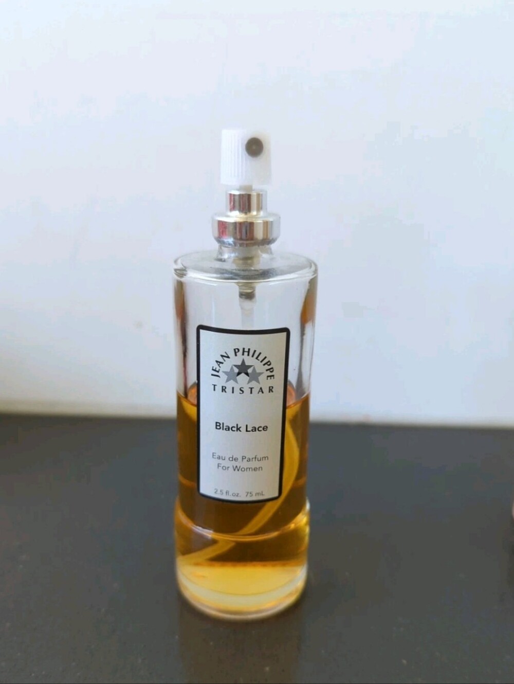 Jean Philippe Tristar Black Lace Eau de Parfum Women 2.5 Oz 75ml 60%  FULL K14